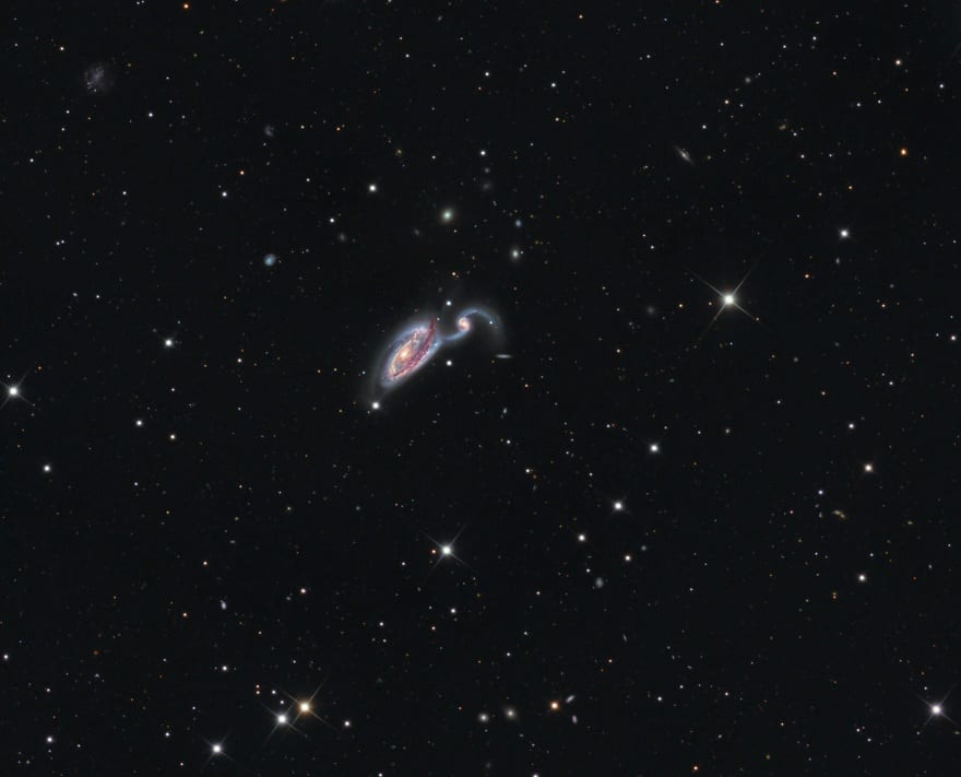 NGC 5395, Heron Galaxy Post Thumbnail