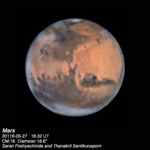 Mars taken by NARIT team in Thailand Post Thumbnail