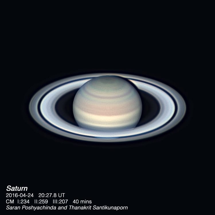 Saturn by NARIT team in Thailand Post Thumbnail