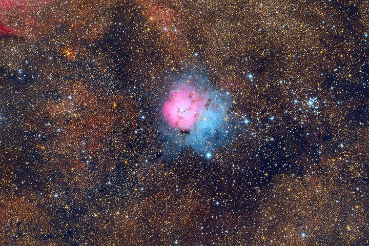 Trifid Nebula DeltaRho350 Post Thumbnail