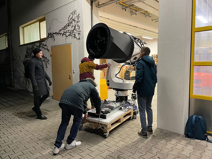 Moving PW telescope - SSC