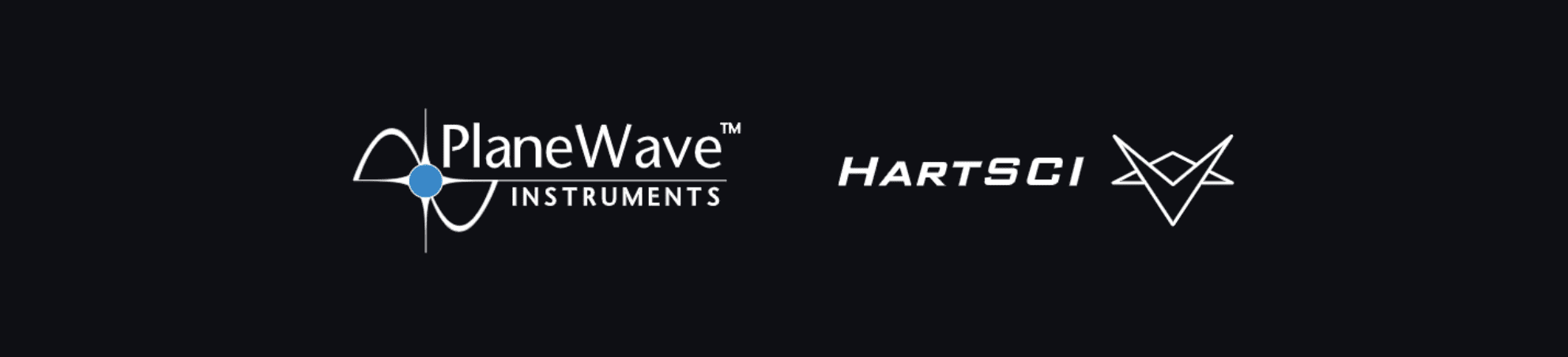 PlaneWave Instruments and HartSCI Logos